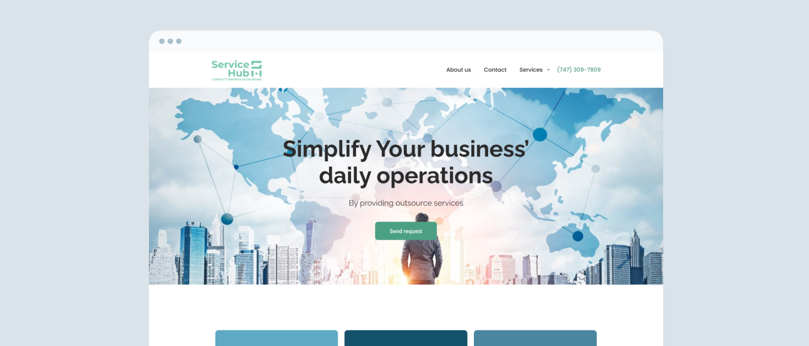 Service Hub website