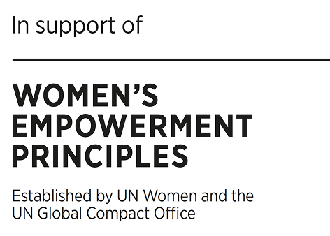 In support of Women's Empowerment Principles, established by UN Women and the UN Global Compact Office